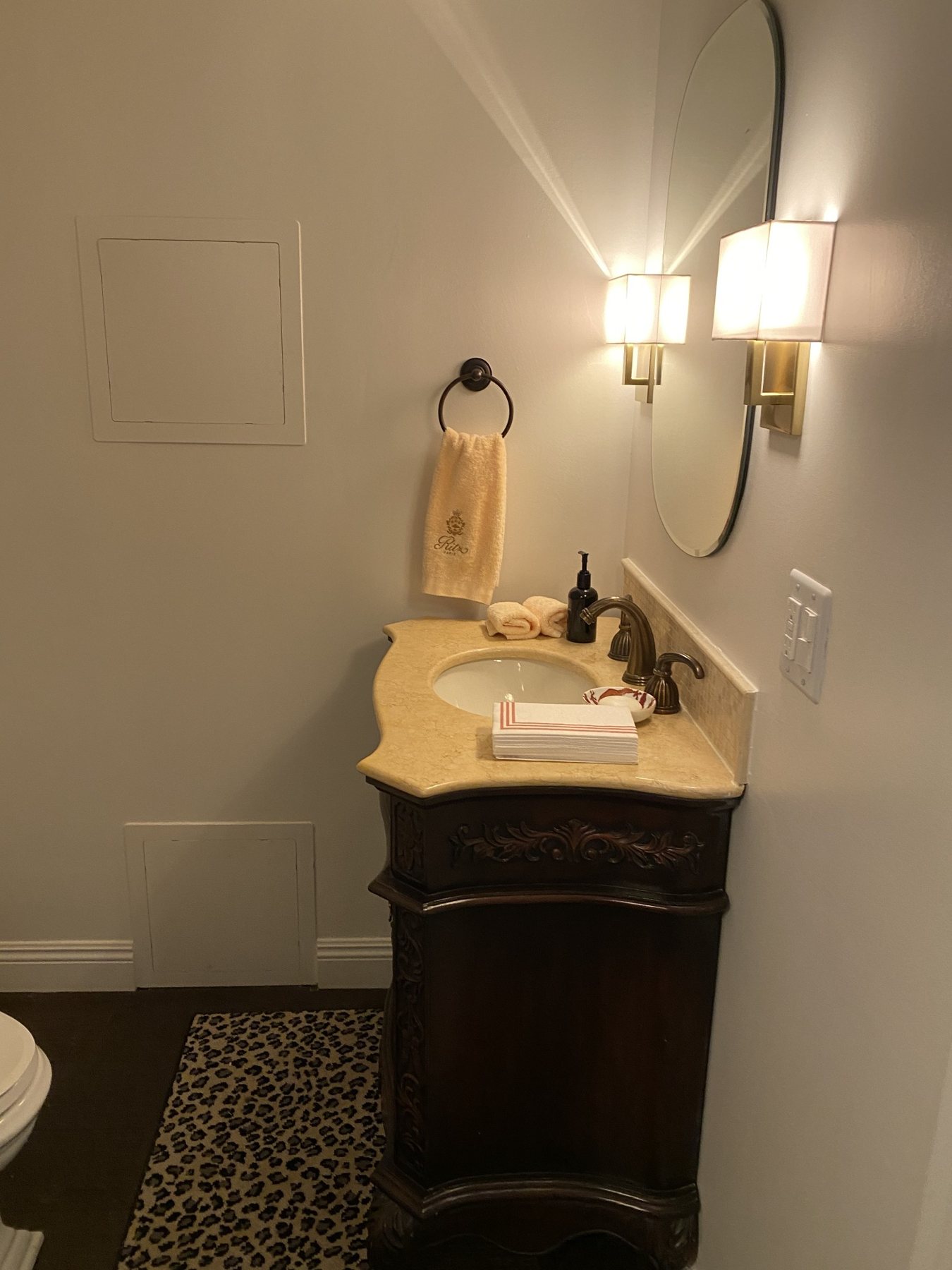 Professionally cleaned bathroom by Oak & Co. Cleaning Services