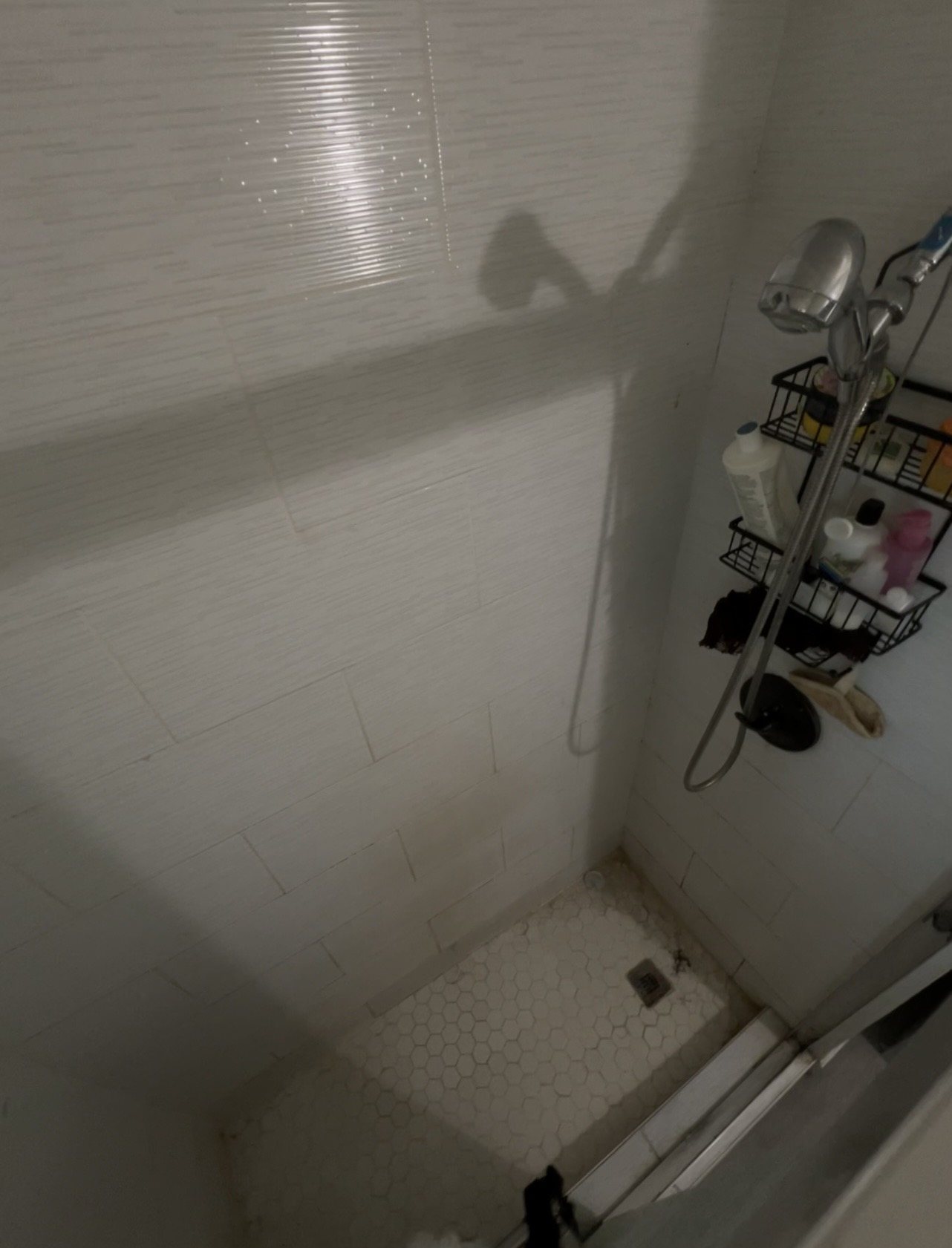 Shower before deep cleaning